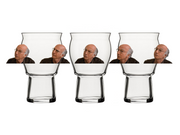 The Stare - PREORDER - Larry David Curb Beer Glass (ships early April)